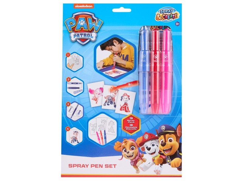 Mancs őrjárat fújó filctoll szett (3 db)