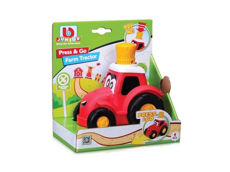 Bburago Jr. nyomd le és indul traktor játék