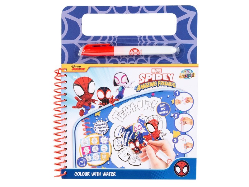 Fess vízzel - Spidey gyermek foglalkoztató borító