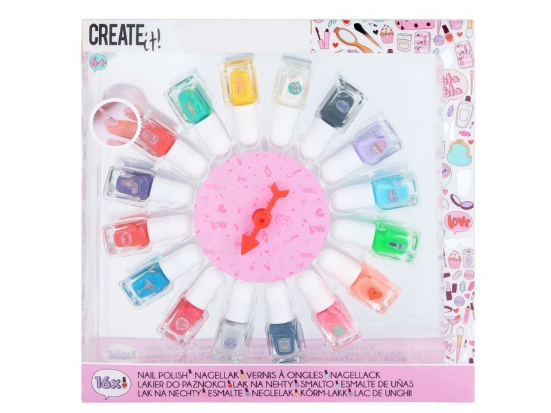 Create it! Körömlakk szett 16 db — színes körömlakkok