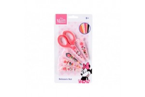 Minnie mintás biztonsági olló 5 cserélhető él