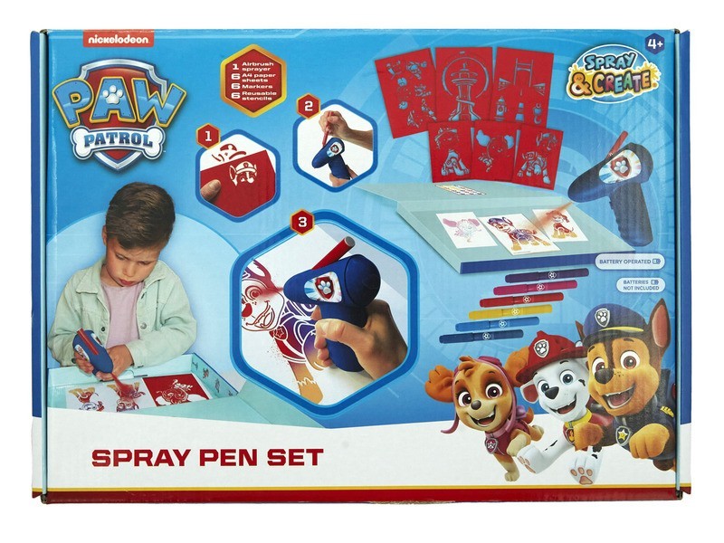 Elemes fújó filctoll szett 6 db – Mancs őrjárat