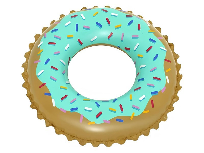 Fánk úszógumi 91 cm - színes mintás úszókarika