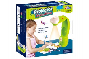 Kivetítő rajzkészlet, három korong, 18 kép