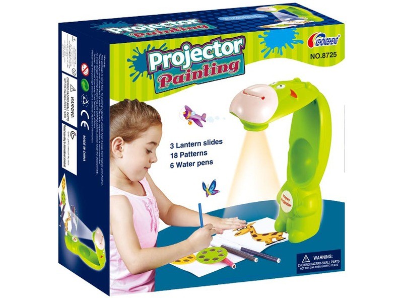 Kivetítő rajzkészlet, három korong, 18 kép