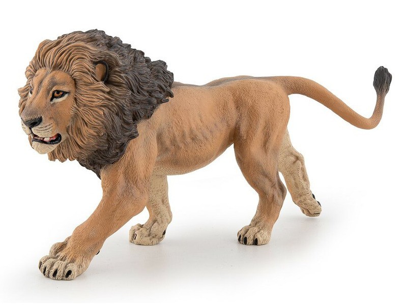 Afrikai oroszlán figura — részletes kidolgozás