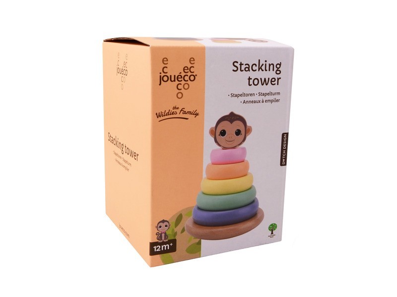 Jouéco Montessori fatorony állatfejjel