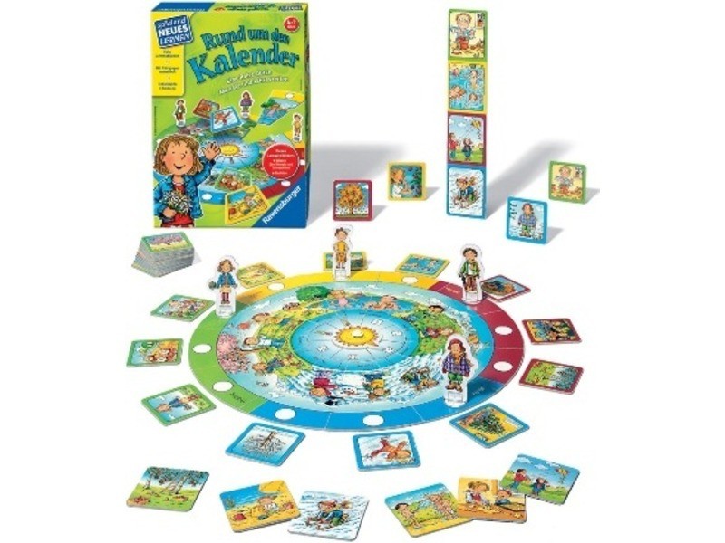 Játszva tanulva - gyermek naptár kreatív matricákkal