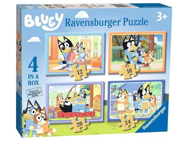 Puzzle 4in1 - Bluey gyerek kirakó