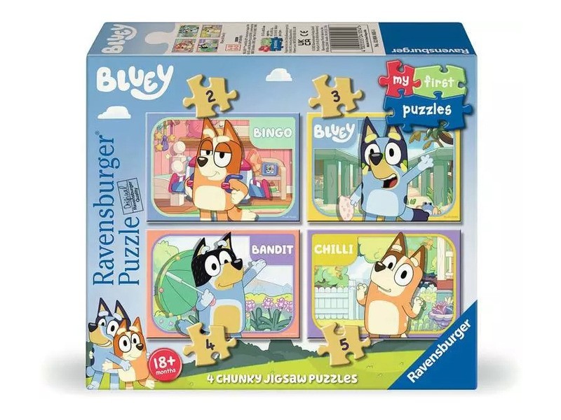 Bluey 4 az 1-ben puzzle