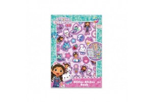 Csillogó matricák, A5 matrica könyv (8 lap)