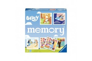 Bluey memóriajáték - színes lapkák