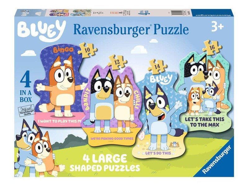 Bluey 4 darabos gyerek puzzle