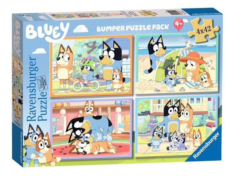 Bluey gyerek puzzle (4x42 db)