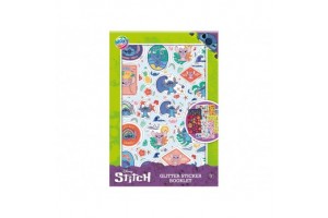 Csillogó matrica könyv A5 - Stitch, 8 lap