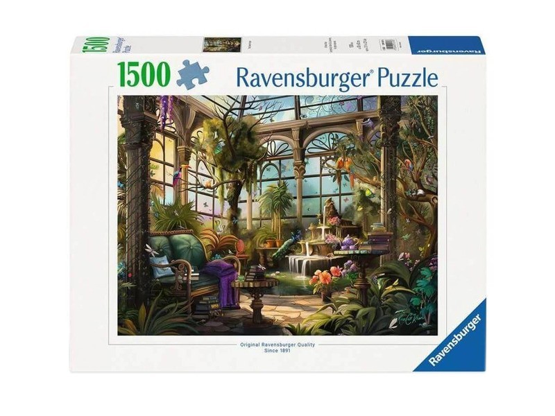 Puzzle 1500 db - Zöld ház