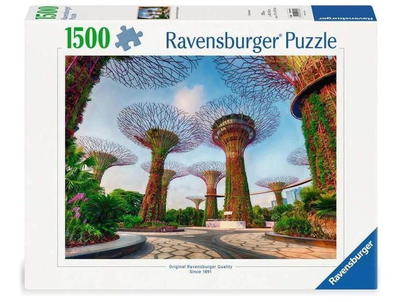 Puzzle 1500 db - Szingapúr panoráma kép