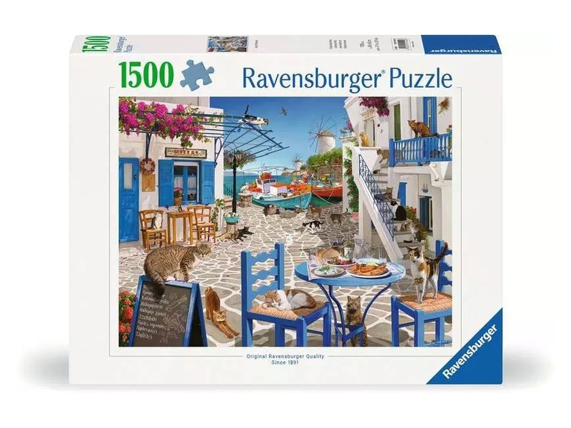 Mykonosz macskái puzzle (1500 db)