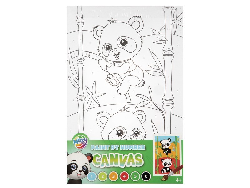 Fess számok szerint vászonkép 29,7×19,5 cm (4 féle)