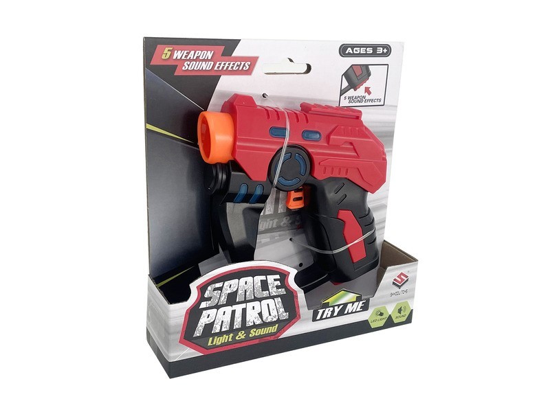 Elemes hangot adó játékpisztoly (2 szín)