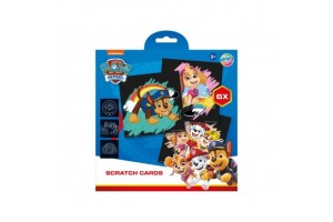 Mancs őrjárat képkarcoló — 6 lapos készlet