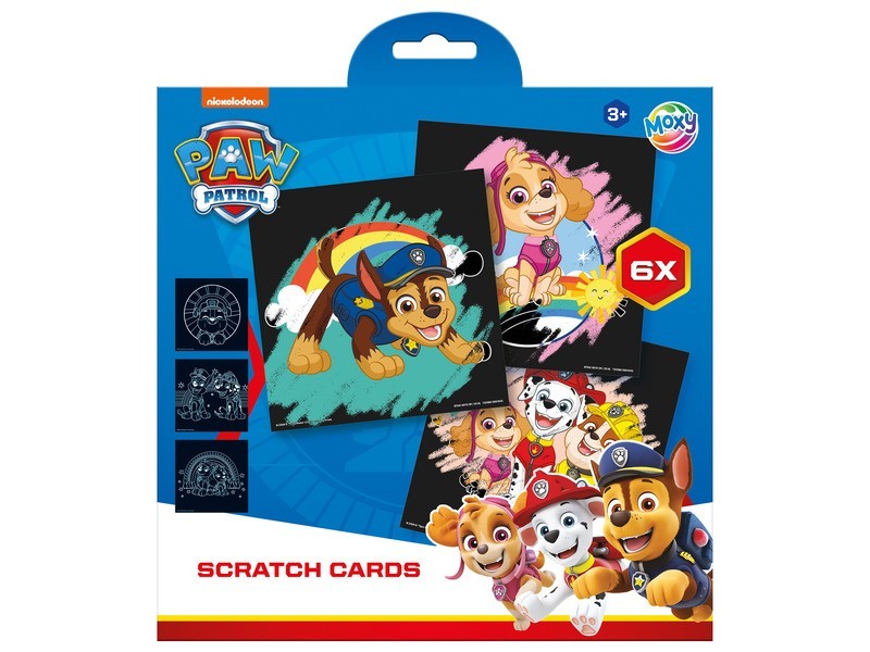 Mancs őrjárat képkarcoló — 6 lapos készlet