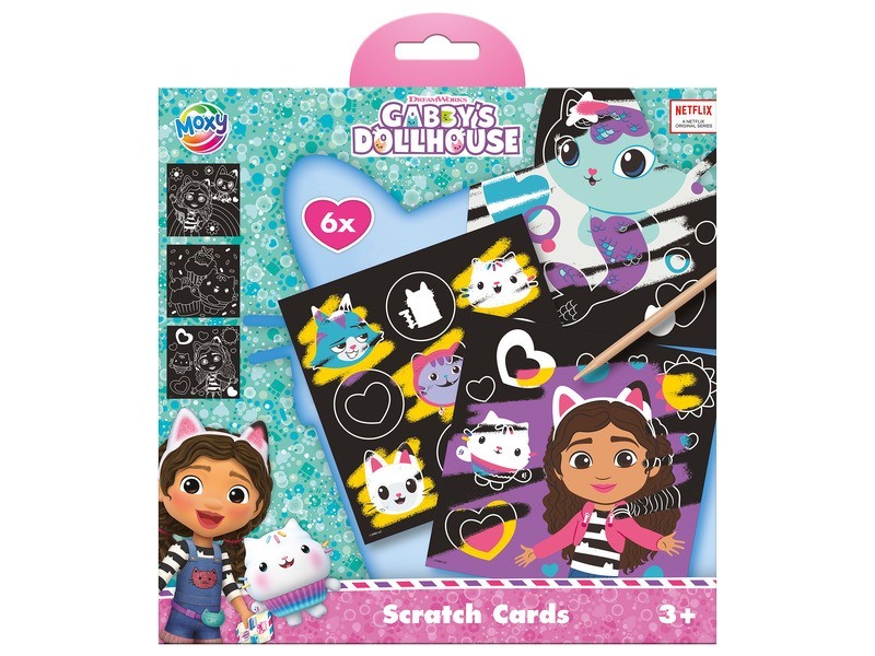 Képkarcoló készlet - Gabi babaháza, 6 lap