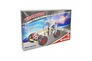 Fémépítő traktor - összeszerelhető játék