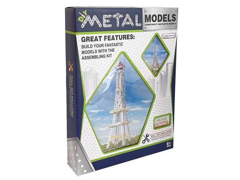 Fémépítő - Eiffel-torony makett