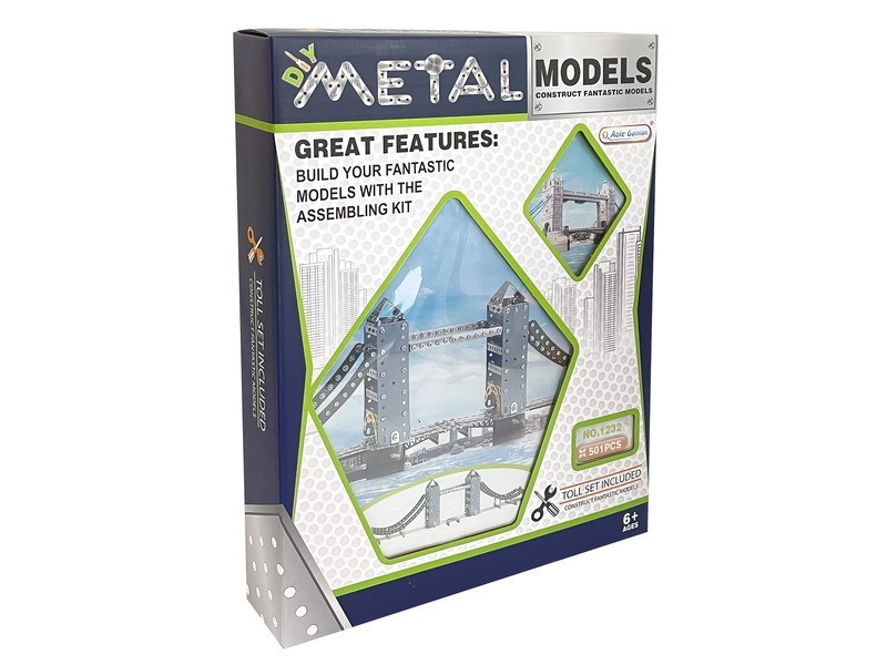 Fémépítő - London Tower híd modell