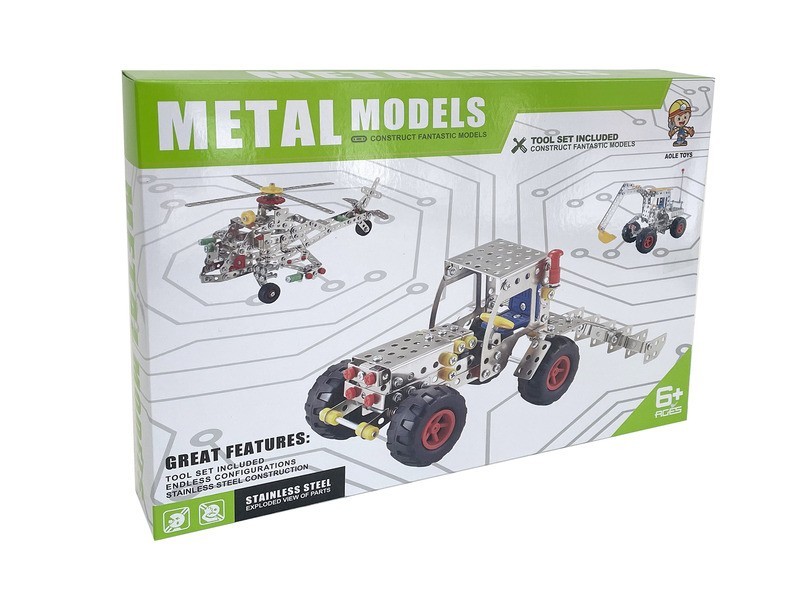 Fémépítő vonat - 277 darabos készlet