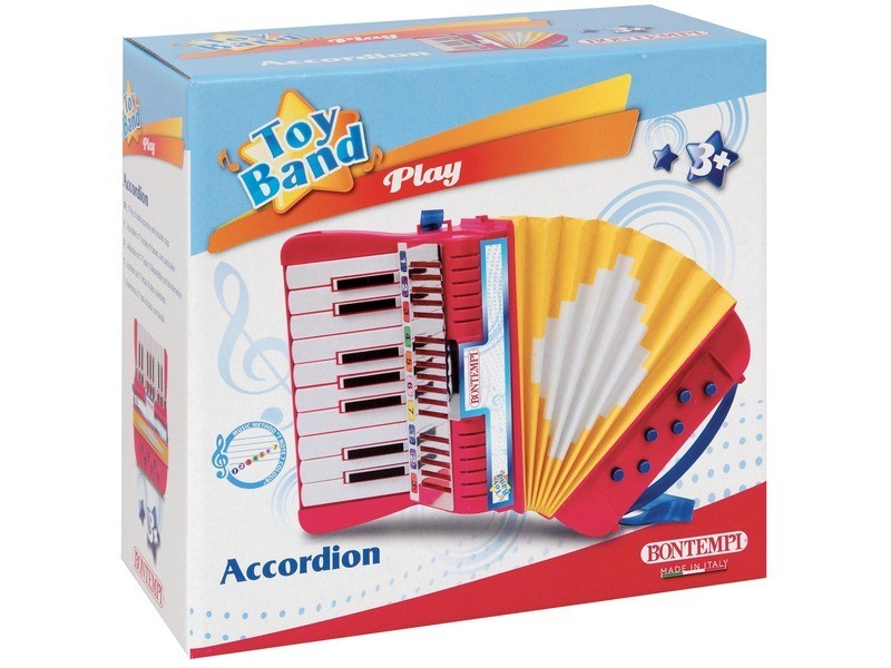 Harmonika 17 billentyűs - front nézet