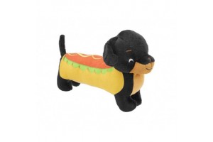 Plüss hot dog kutya (20 cm) — kétféle