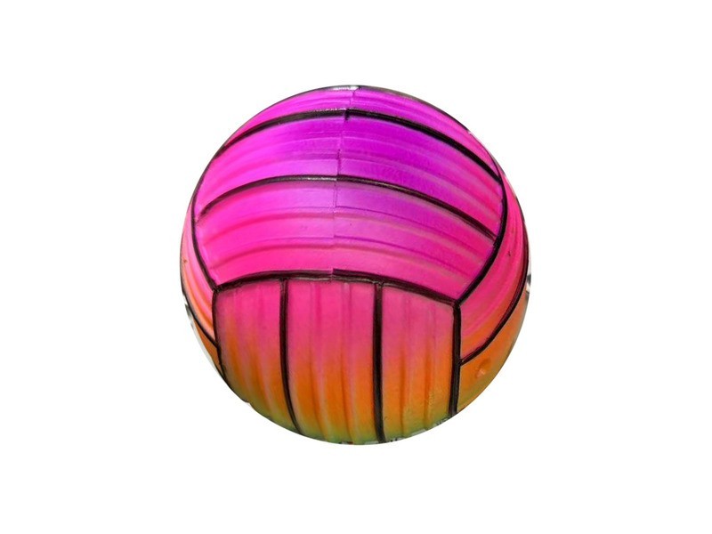 Műanyag szivárvány röplabda 10 cm