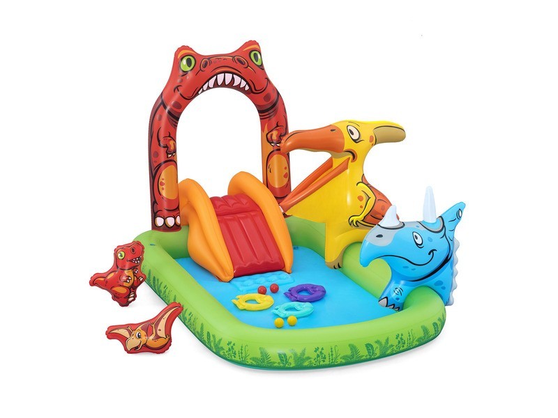 Jurassic Splash játéksziget 2,41×1,40×1,37 m