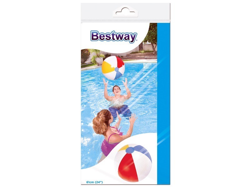 Strandlabda 61 cm - színes felfújható