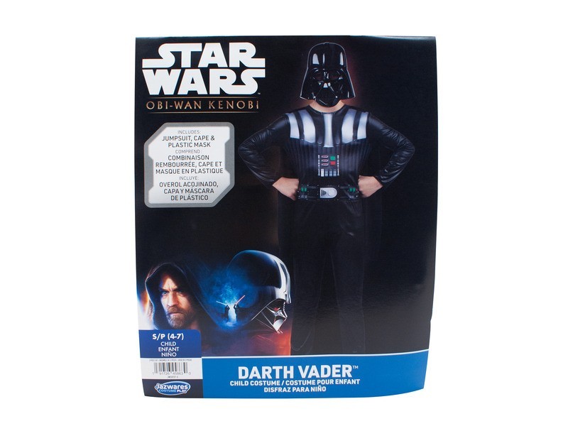 Darth Vader gyerek jelmez 116 cm - köpeny és maszk