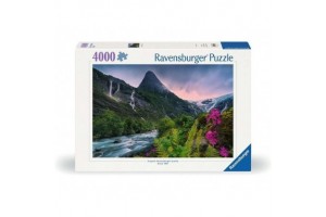 Puzzle 4000 db - Lenyűgöző hegyek