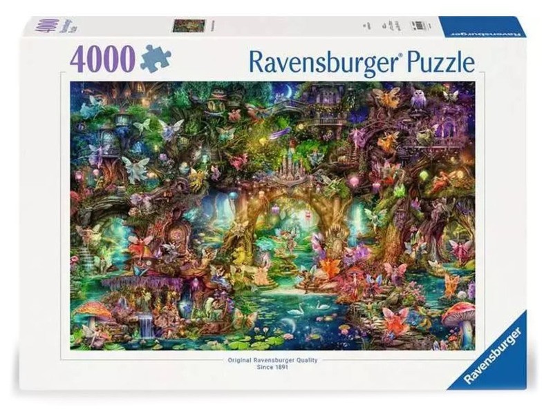 Puzzle 4000 db – Tündérek rejtélyes világa borító