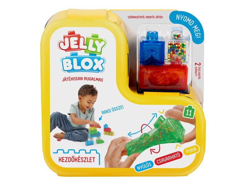 Jelly Blox kezdő készlet - színes építőelemek