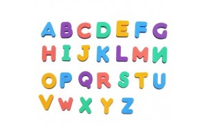 Betűs fürdőjáték - 26 színes betű a fürdéshez