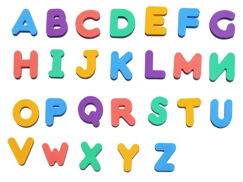 Betűs fürdőjáték - 26 színes betű a fürdéshez