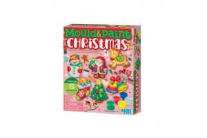 Karácsonyi gipszkiöntő – ünnepi minta