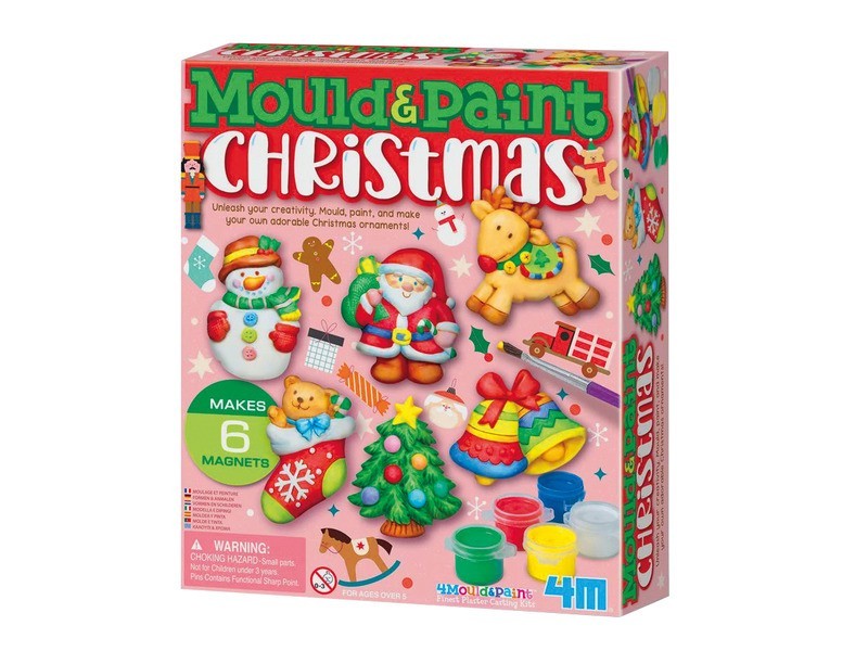 Karácsonyi gipszkiöntő – ünnepi minta