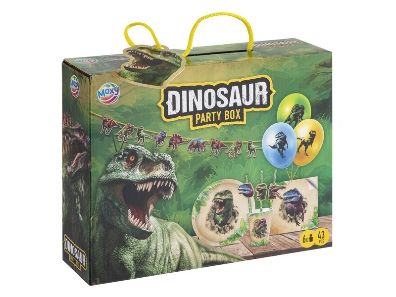 Dínós partiszett – 6 fő, 43 db