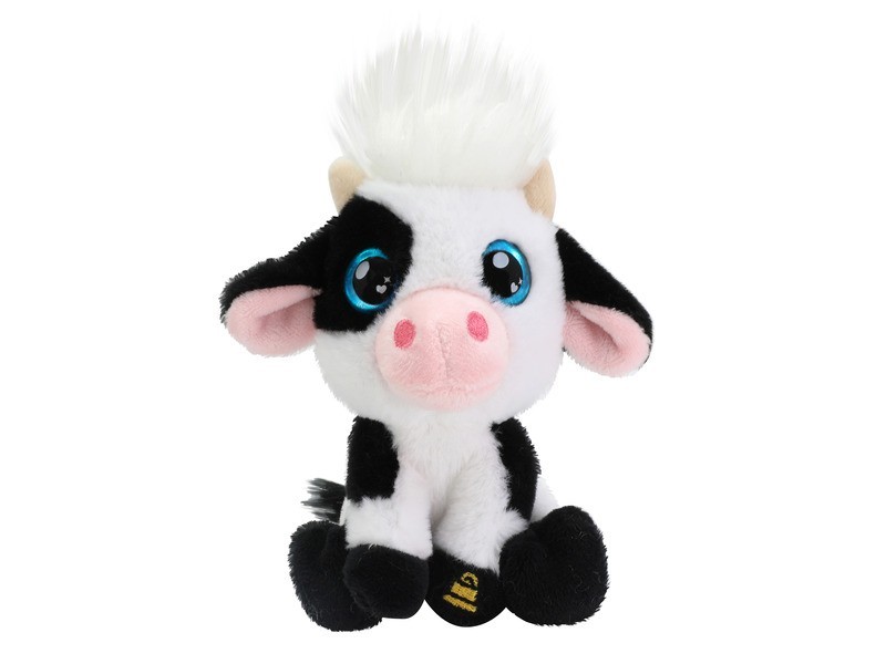 Plüss hangot adó háziállat, 12 cm – 6 féle