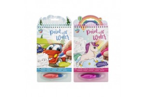 Fess vízzel, 23x14 cm, 5 lap, vízceruza