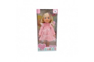 Baba fésűvel 35 cm - puha test, formázható haj