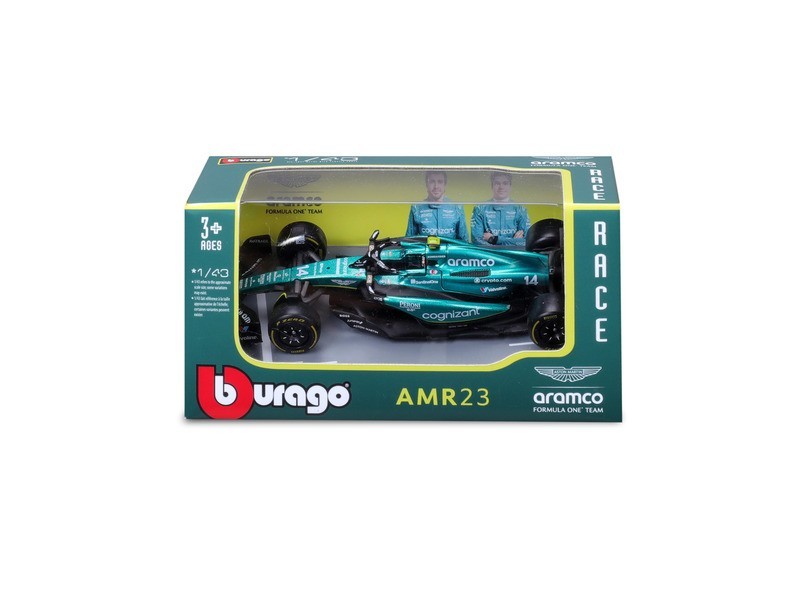 Bburago 1/43 Aston Martin AMR23 F1 modell