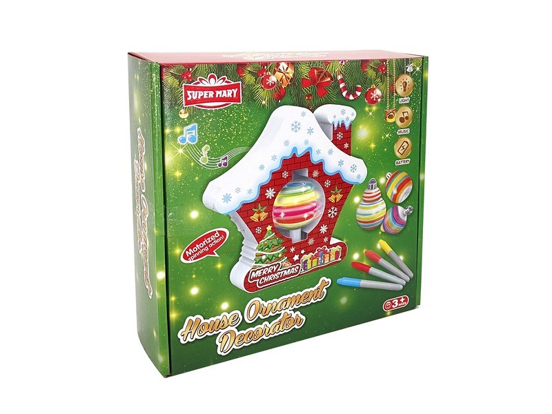 Karácsonyi dísz festő szett - kreatív ünnepi dekoráció